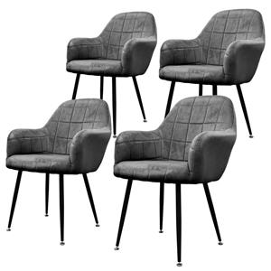 ECD Germany Set van 4 eetkamerstoelen Enna | 