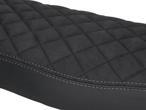 Schmitt Buddybezug  Raute gesteppt, zwart / Grijs voor Simson S50, S51, S70