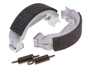 Polini Remblokset  80x18mm incl. Veren voor Trommelrem voor Honda Camino, Peugeot 103, 104, Puch Maxi  (Speichenfelge), MV50X, X30, X50