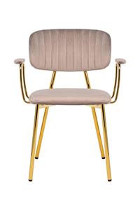 Underbar Set van 2 eetkamerstoelen Giselle velvet | 