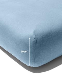 HEMA Peuter Hoeslaken Jersey 70x150 Blauw (blauw)