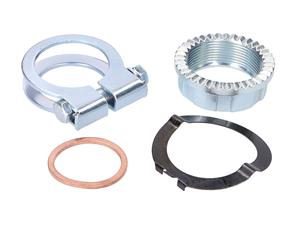 OEM Standard Spruitstukmoer  Set 32mm 4-delig voor Simson S50, S51, S53, S70, S83, SR50, SR80