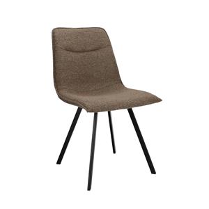 NADUVI Collection Set van 2 eetkamerstoelen Nora bouclé | 