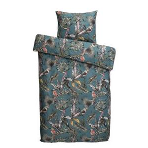 Leen Bakker Royal dekbedovertrek Sophia bloemen - blauw - 140x200/220 cm