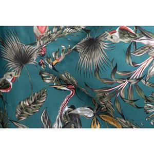Leen Bakker Royal dekbedovertrek Sophia bloemen - blauw - 200x200/220 cm