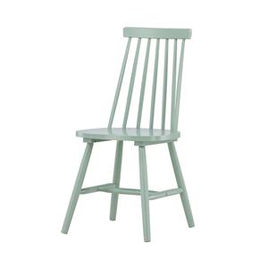 Nest living Willa houten eetkamerstoel groen