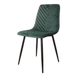 DS4U Gaby eetkamerstoel velvet groen