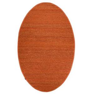 Nordic Weavers Wollen vloerkleed ovaal - Lett cognac - 205x305 cm