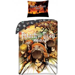 SlaapTextiel Attack on Titan Dekbedovertrek Eren