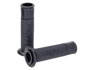 Domino Handvaten set  A450 On-Road Racing Anthraciet / zwart met Open einde