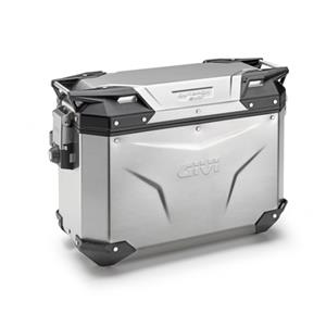 GIVI OBKE37 Trekker Outback Evo zijkoffer, Topkoffers en zijkoffers voor de moto, Aluminium Rechts 37l