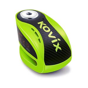 KNX10 Alarm, Schijfremslot voor de moto, Fluo Groen