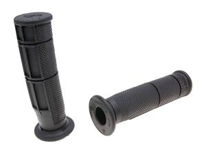 Domino Handvaten set  Halb-Waffel Quad, ATV Daumengas 22/22mm - zwart