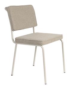 Zuiver Eetkamerstoel Buddy Gerecyclede stof - Beige