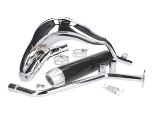 Turbo Kit Uitlaat  Bufanda RQ Chroom voor Generic Trigger, Keeway, KSR-Moto, Ride, Explorer