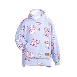 Vitapur  Hoodie Deken kinderen - Olifant