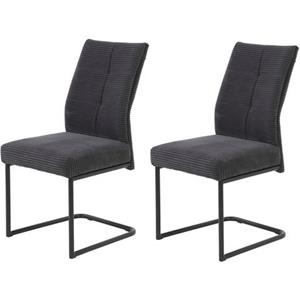 HELA Freischwinger "Dagmar", (Set), 2 St., bequeme Federkern Polsterung, Breitcordbezug