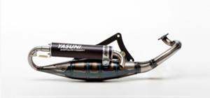 Yasuni Uitlaat compleet peugeot new model lc zwart -R tub225b
