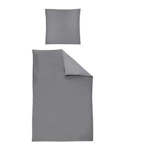 Irisette Overtrekset Paris 8000 hoogwaardige uni premium beddengoed met rits, 100% katoen