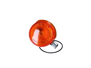 Diverse / Import Knipperlicht voorkant 80mm orange, Endkappe Chroom voor Simson S50, S51, S70, SR50, SR80