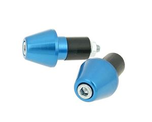 Stuuruiteinde Trillingsdemper Short 17,5mm - blauw