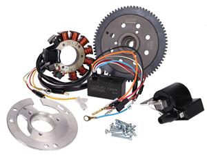MVT Allumage Ontsteking MVT Millenium voor Minarelli op met E-Starter (Stator 5-polig)