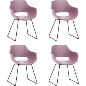 MCA furniture Kuipstoel Rockville Stoel belastbaar tot 120 kg (set, 4 stuks)