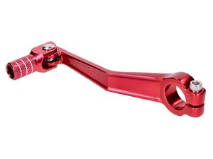 101 Octane Schakelpedaal inklapbaar Aluminium rood geanodiseerd voor Simson S50, S51, S53, S70, S83