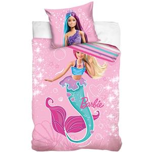 SlaapTextiel Barbie Dekbedovertrek Zeemeermin Roze