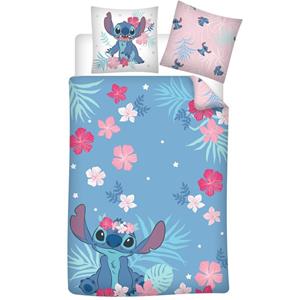 SlaapTextiel Disney Lilo & Stitch Dekbedovertrek Flower Fun