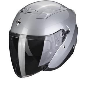 Scorpion EXO-230 Solid Silver Jet Helm