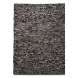 Nordic Weavers Wollen vloerkleed Lett - grijs|bruin - 140x200 cm