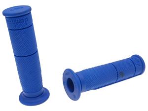 Domino Handvaten set  Halb-Waffel Quad, ATV Daumengas 22/22mm - blauw