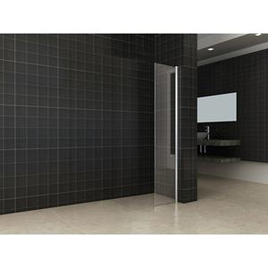 Aqua Splash Zijwand Met Muurprofiel 30X200 cm En 10 mm Nano Glas 