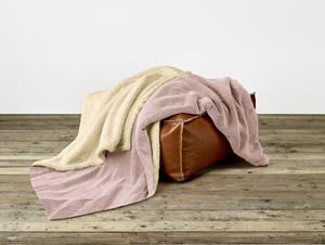 De Witte Lietaer Laya Plaid XL vieux rose