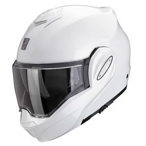 Exo-Tech Evo Pro Solid Pearl Wit Systeemhelm