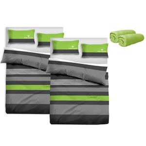 TOM TAILOR HOME Overtrekset Carl in mt. 135x200 of 155x220 cm met gratis bijtelling: hoeslakens