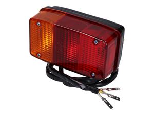 Diverse / Import Achterlicht Compleet incl. Kabel voor Vespa APE P50, CAR, APE 400, 401, 501, 601