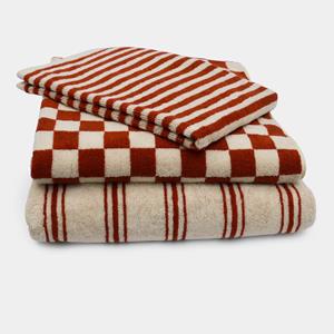 Homehagen Towels - Cinnamon - Cinnamon / Check / 70x140