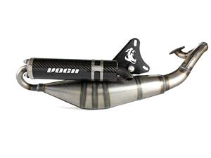 Voca Racing Uitlaat VOCA Sabotage V2 50/70cc Carbon demper voor Minarelli horizontaal