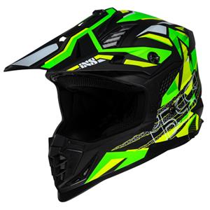363 2.0, Motocrosshelm, Mat Zwart Groen