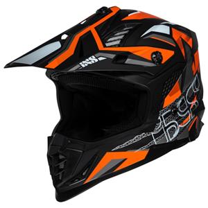 363 2.0, Motocrosshelm, Mat Zwart Oranje