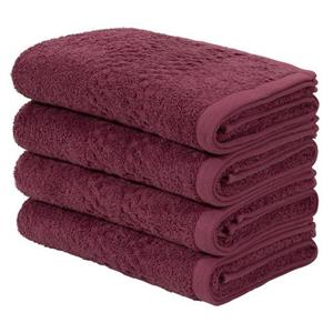 my home Handdoek Regona, handdoeken (50x100cm), zacht, 500gr/m² Premium handdoeken met bies, handdoekset, 100% katoen (set, 4 stuks)