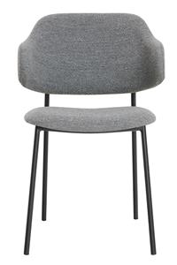 SalesFever Stoel met armleuningen met designframe en uitlopende armleuningen (set, 2 stuks)
