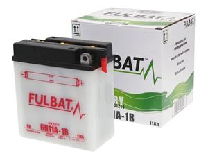 Fulbat Scooter accu  6V 6N11A-1B DRY incl. Zuurpakket