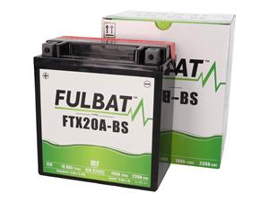 Fulbat Scooter accu  FTX20A-BS MF onderhoudsvrij