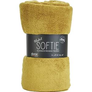 done. Wohndecke "Softie", Extra weiche Wohndecke aus softigem Teddy-Stoff, Kuscheldecke