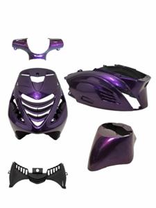 DMP Kappenset RS-1 Bmw twilight purple Piaggio Zip 2000 Sp paars  5-delig