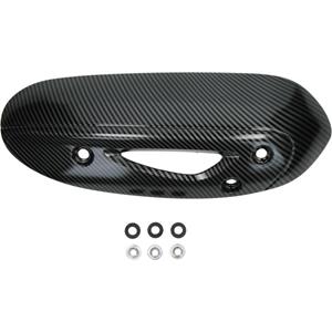 Hitteschild uitlaat euro-4 5 Liberty Piaggio Zip 4-takt carbon