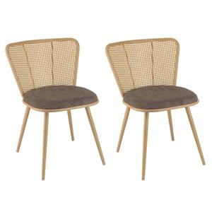 Macabane Set van 2 eetkamerstoelen Lea | 